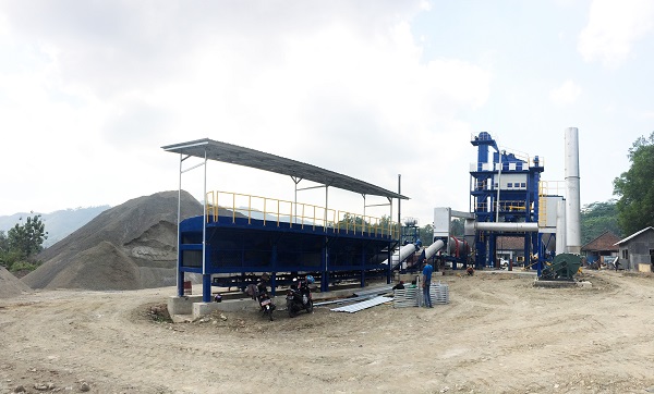 Recently Another Asphalt Mixing Plant Installed in Indonesia Successfully