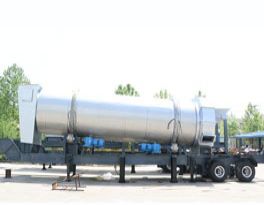 Recently finished one new mobile asphalt mixing plant