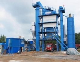 One set LB1500 asphalt mixing plant delivered to Middle Asia