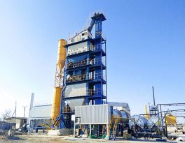 240TPH Asphalt Mixing Plant Running Smoothly in Uzbekistan