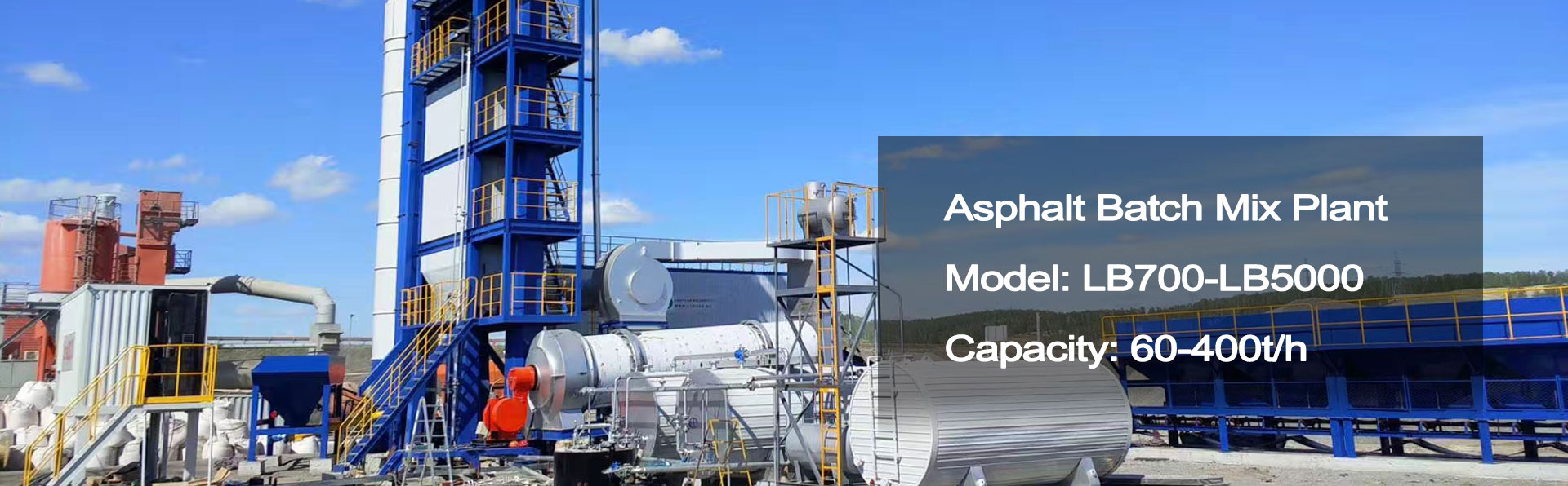 Asphalt batch mix plant