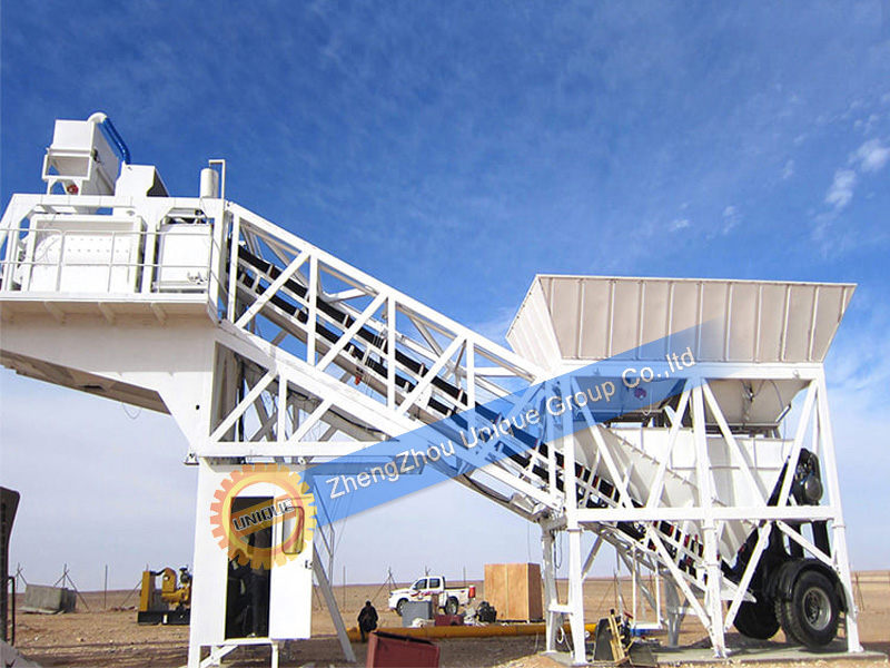 Advantages of the mobile concrete mixing plant