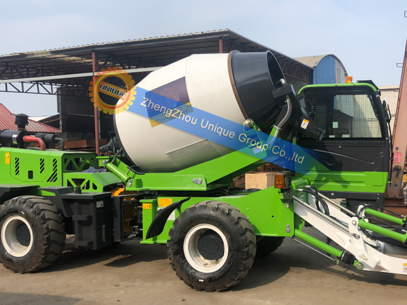 Shipment of the self loading concrete mixer truck to Africa