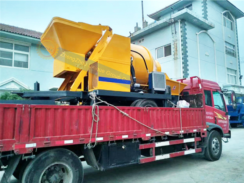 JBT30 electric concrete mixer pump shipped to Georgia