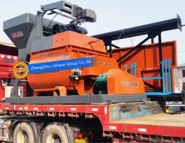 Delivery of JS1000 concrete mixer