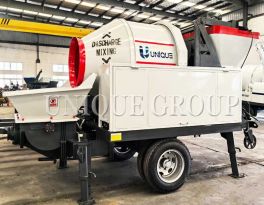 Newest jbs40 concrete mixer pump finished for customer