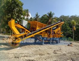 Guatemala Customer mobile crushing production line case