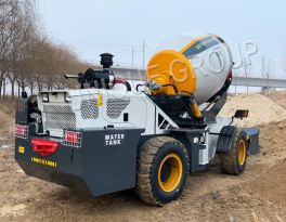 6.5m3 Self Loading Concrete Mixer In Kazakhstan