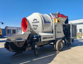 How Does The Concrete Mixer with Pump Work?