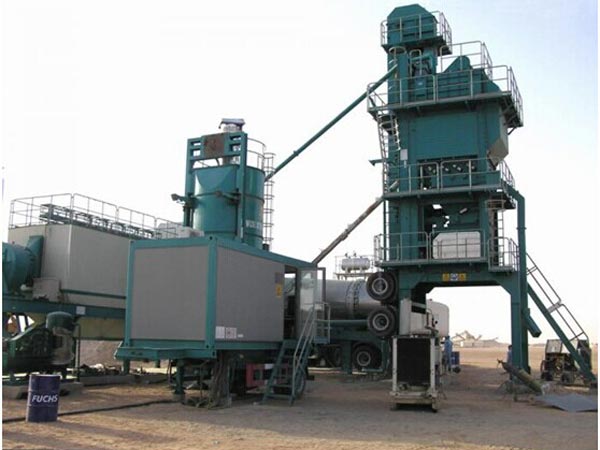 Small asphalt plant, productivity below