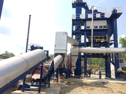 Recently one set of LB1500 Asphalt Mixing Plant Installed in Indonesia Successfully
