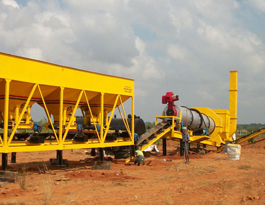A new 40t/h asphalt plant installed in Thailand