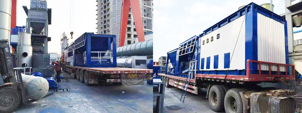 LB2000 asphalt plant loaded forSaudi Arab customer