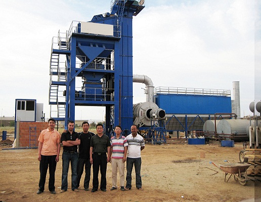 LB1000 Asphalt Plant Installed in Uzbekistan