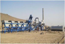 Process flow and Operating principle for DHB60 drum type asphalt mixing plant