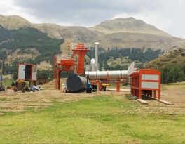 New Asphalt Mixing Plant DHB100 Installed in South Africa