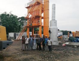 LB1000 Asphalt Batch Mix Plant is installing at Bangladesh