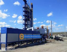 Installed one set LB asphalt mixing plant in Philippines