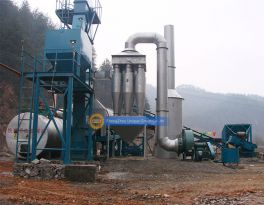 Asphalt drum mix plant features